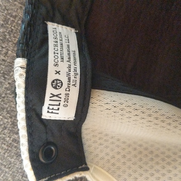 NWOT Scotch & Soda Felix The Cat Hat Black / White - Picture 13 of 14